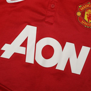 2013/14 Van Persie #20 Manchester United Vintage Home Football Shirt (M)
