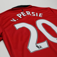 2013/14 Van Persie #20 Manchester United Vintage Home Football Shirt (M)