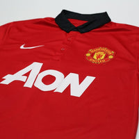 2013/14 Van Persie #20 Manchester United Vintage Home Football Shirt (M)