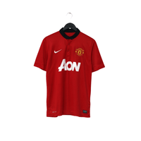 2013/14 Van Persie #20 Manchester United Vintage Home Football Shirt (M)