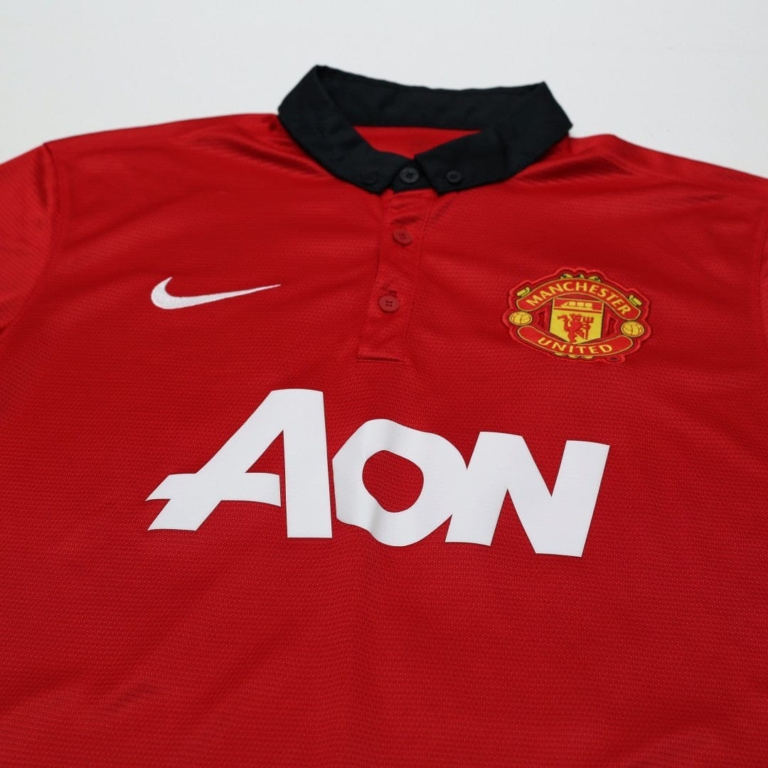 2013/14 Van Persie #20 Manchester United Vintage Home Football Shirt (M)
