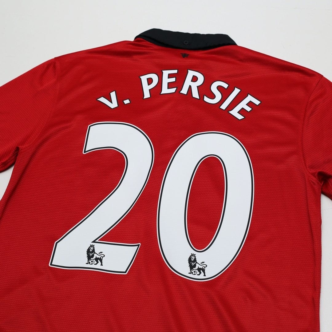 2013/14 Van Persie #20 Manchester United Vintage Home Football Shirt (M)