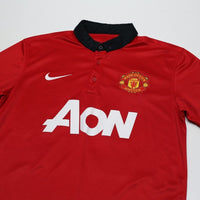 2013/14 Van Persie #20 Manchester United Vintage Home Football Shirt (M)