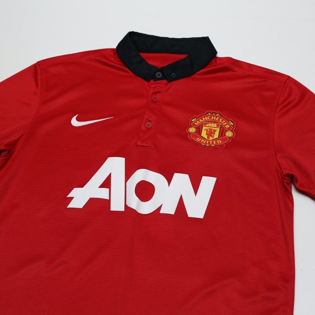 2013/14 Van Persie #20 Manchester United Vintage Home Football Shirt (M)