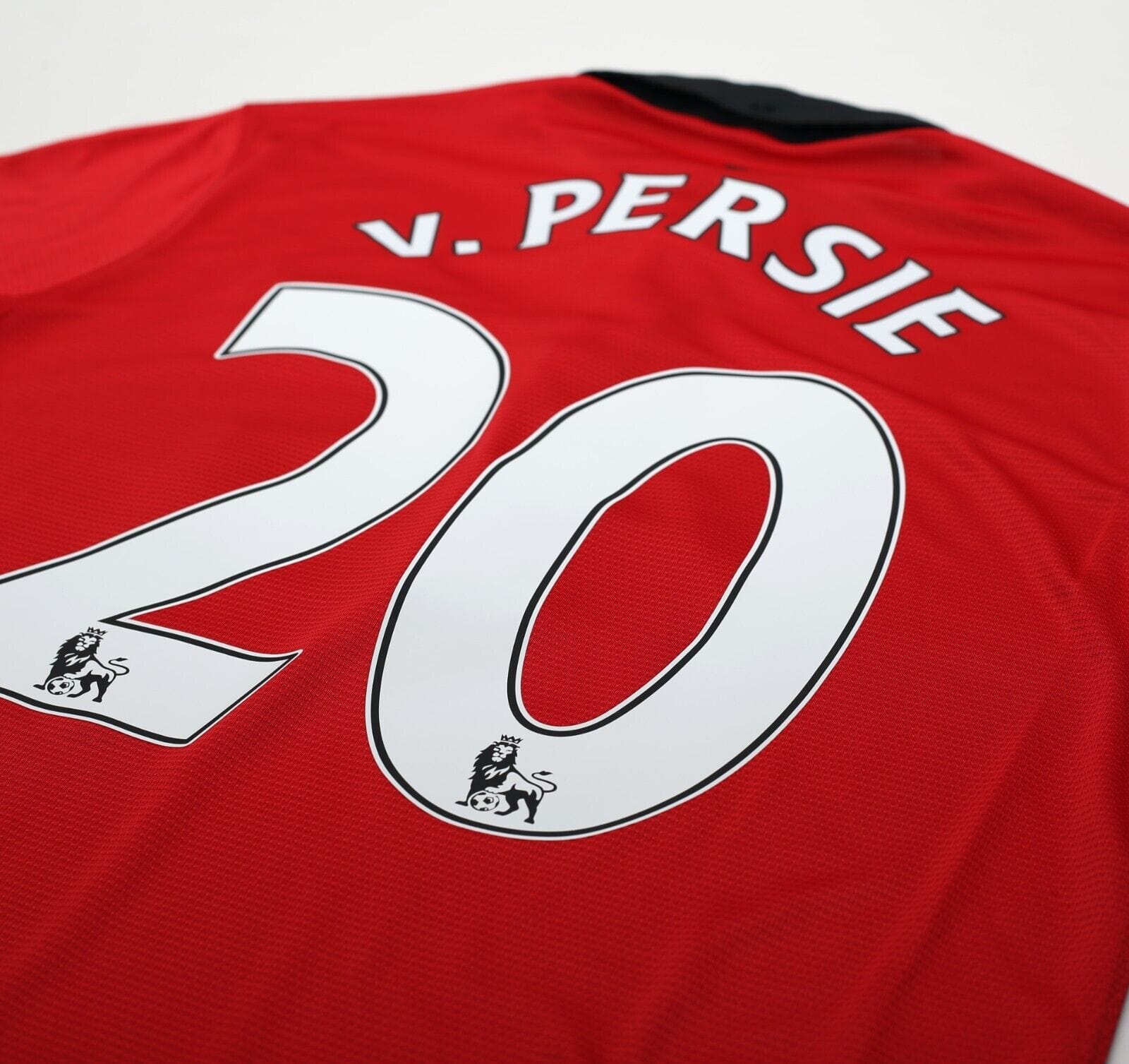 2013/14 VAN PERSIE #20 Manchester United Vintage Nike Home Football Shirt (M)