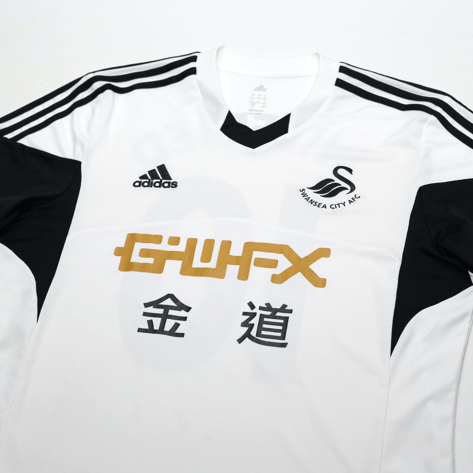 2013/14 Wilfried Bony #10 Swansea City Vintage adidas Home Football Shirt (L)