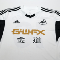 2013/14 Wilfried Bony #10 Swansea City Vintage adidas Home Football Shirt (L)