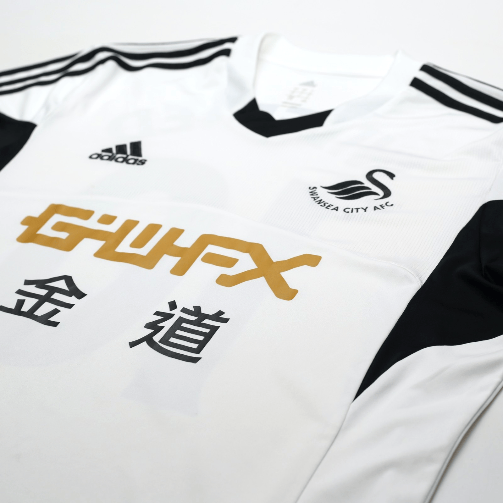 2013/14 Wilfried Bony #10 Swansea City Vintage adidas Home Football Shirt (L)