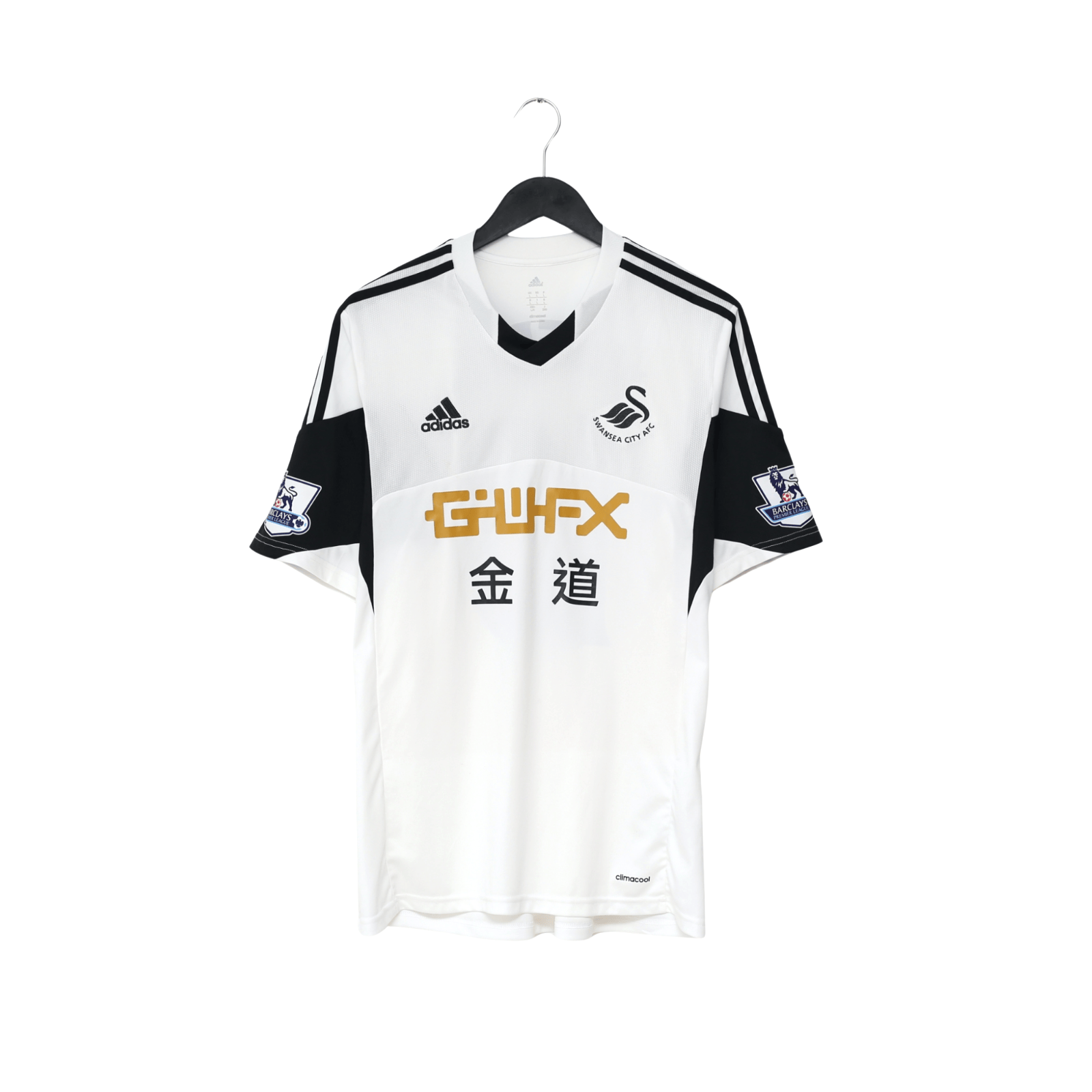 2013/14 Wilfried Bony #10 Swansea City Vintage adidas Home Football Shirt (L)