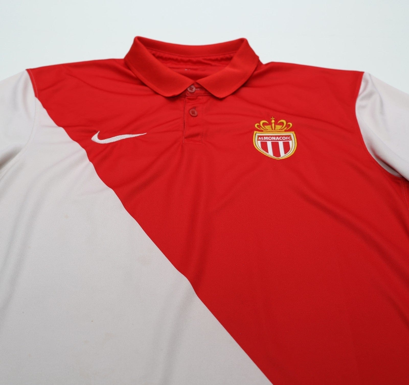 2014/15 AS MONACO Vintage Nike Home Football Shirt (L)