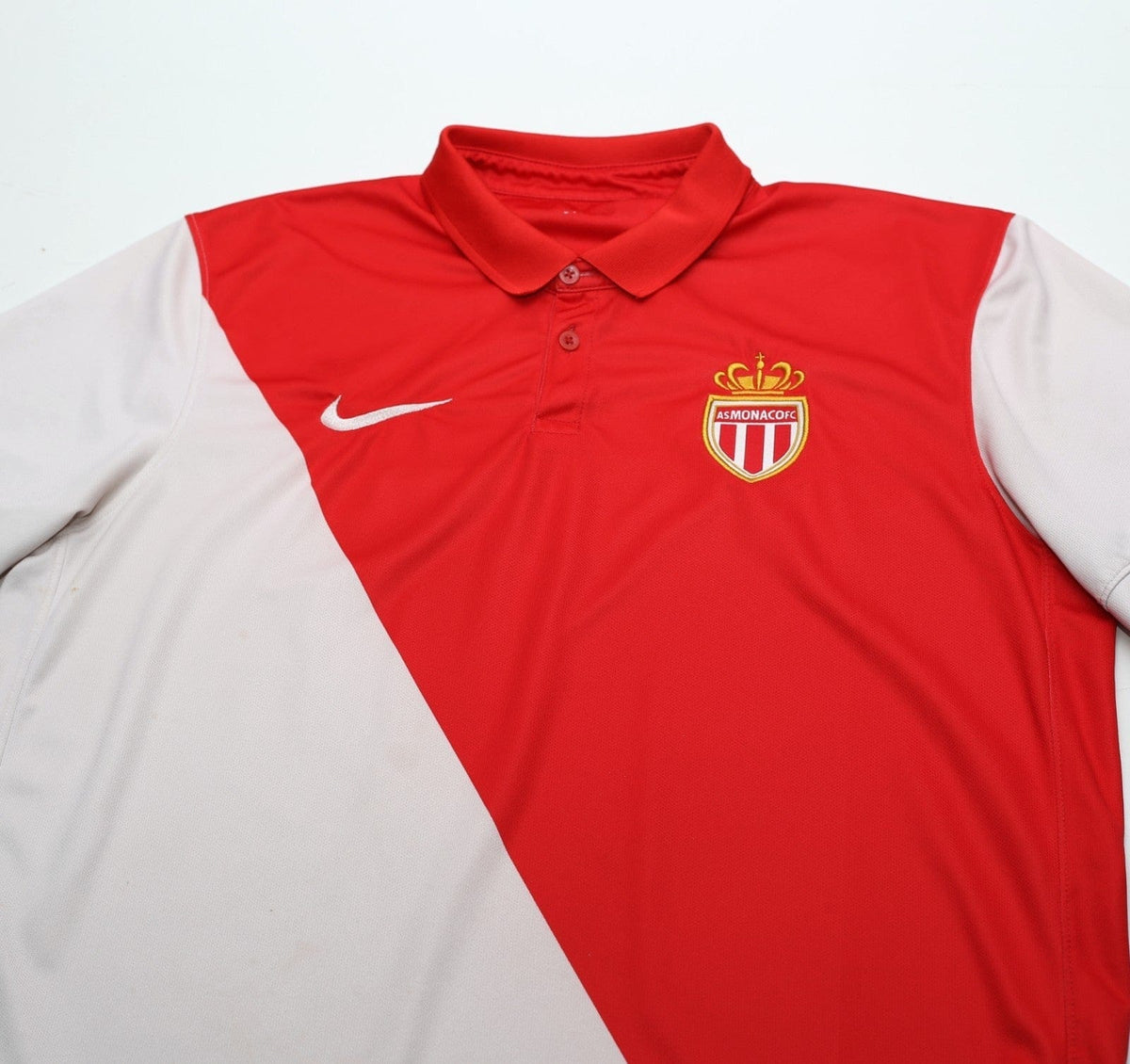 2014/15 AS MONACO Vintage Nike Home Football Shirt (L)
