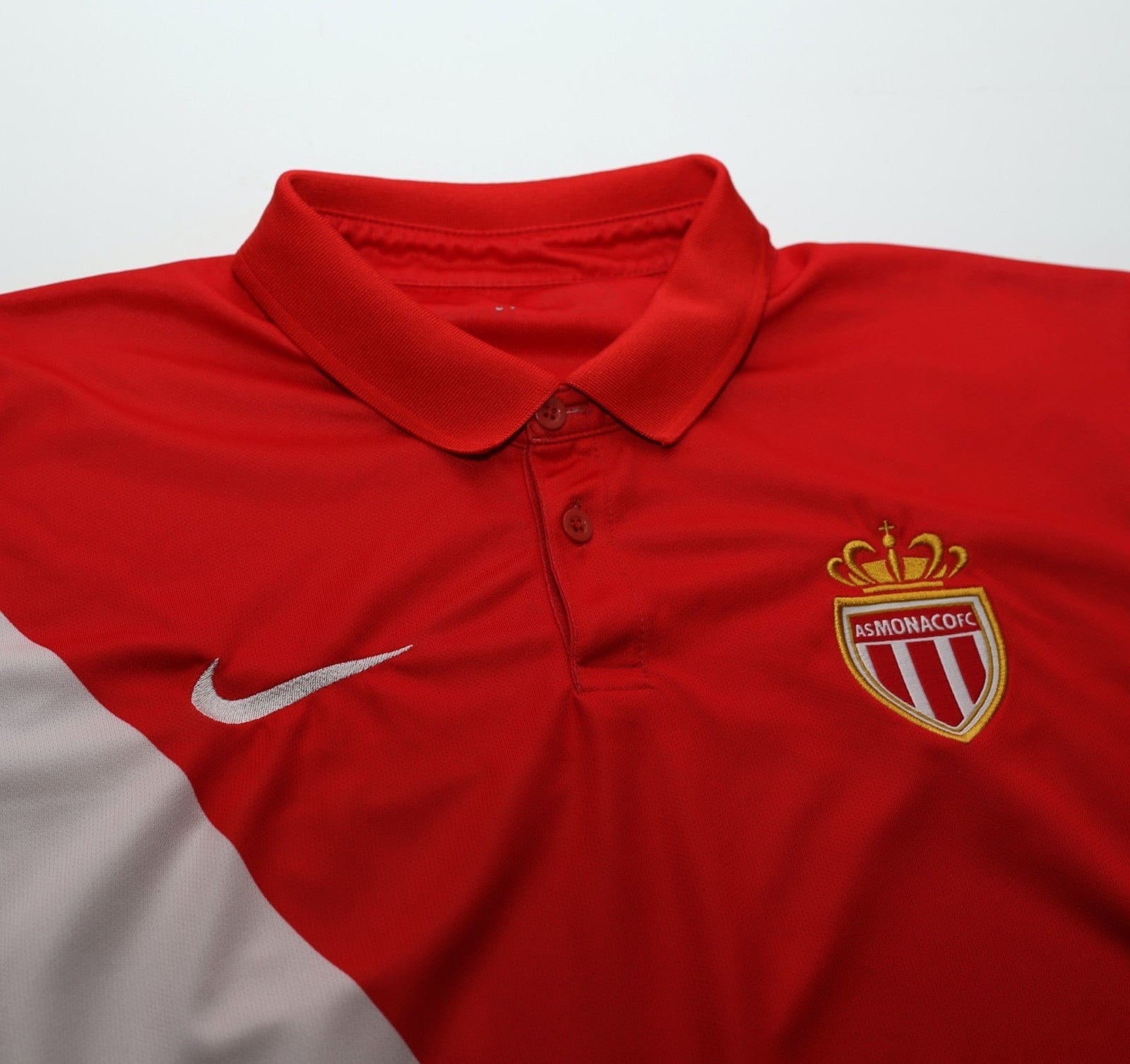 2014/15 AS MONACO Vintage Nike Home Football Shirt (L)