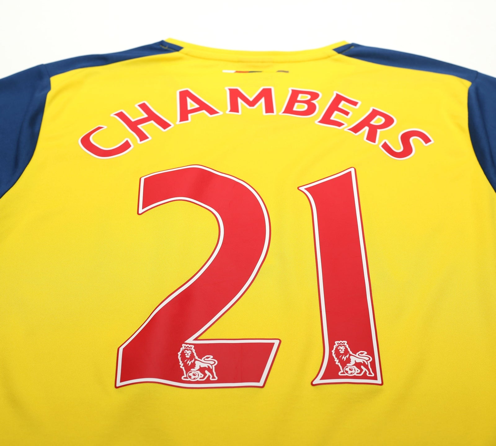 2014/15 CHAMBERS #121 Arsenal Puma Away Long Sleeve Football Shirt (L)