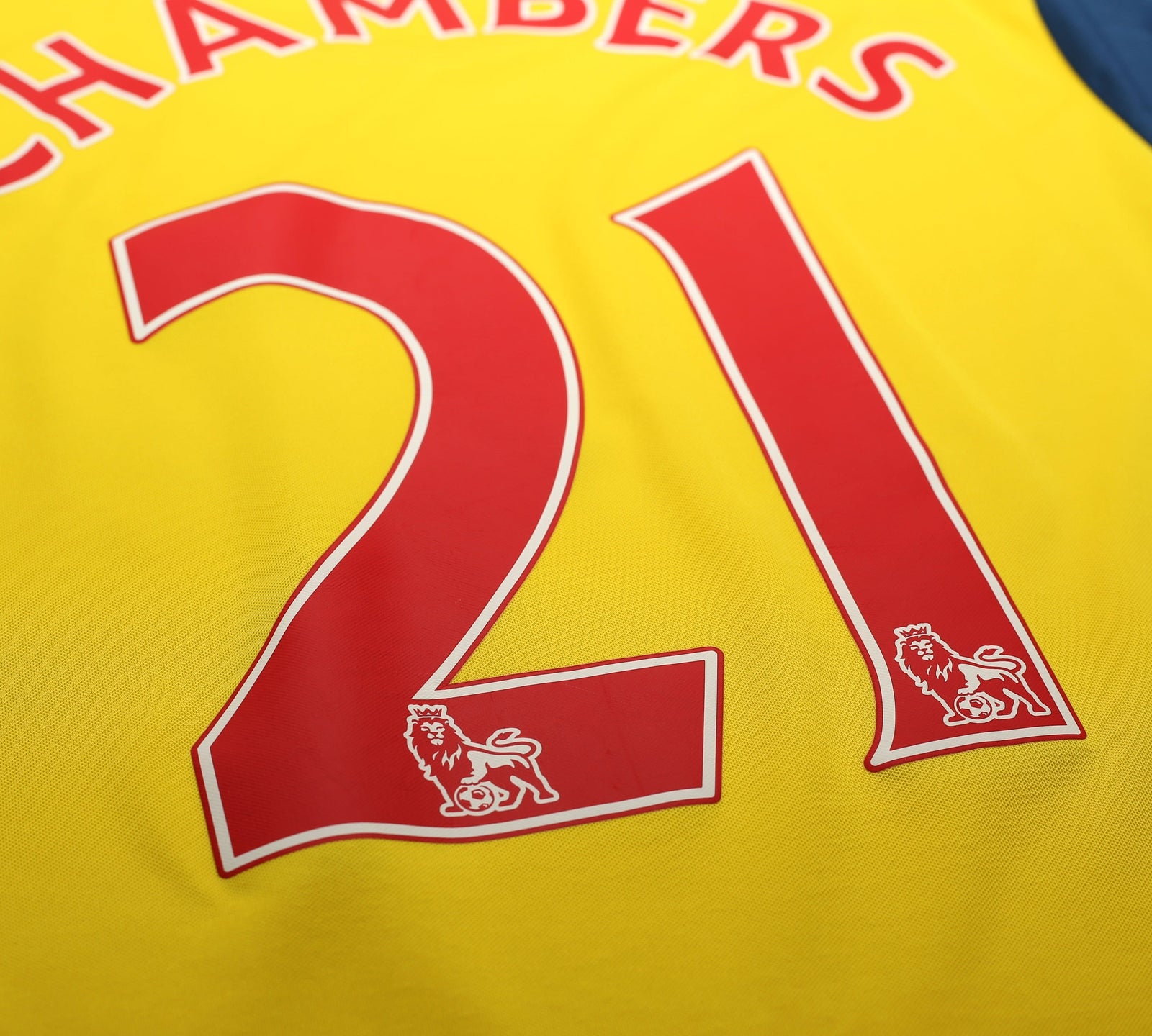 2014/15 CHAMBERS #121 Arsenal Puma Away Long Sleeve Football Shirt (L)