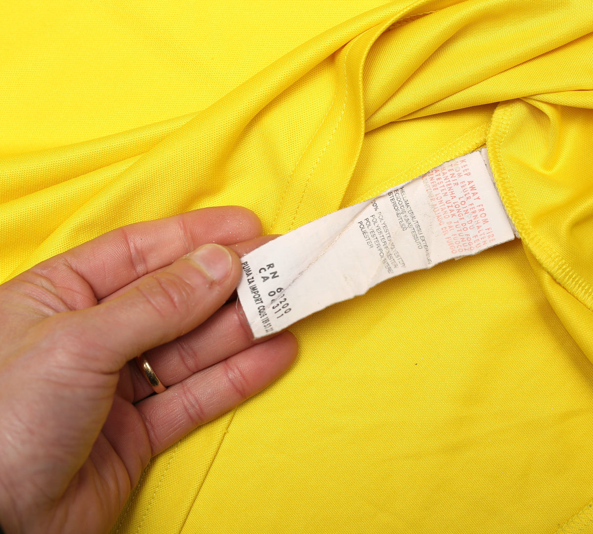 2014/15 CHAMBERS #121 Arsenal Puma Away Long Sleeve Football Shirt (L)