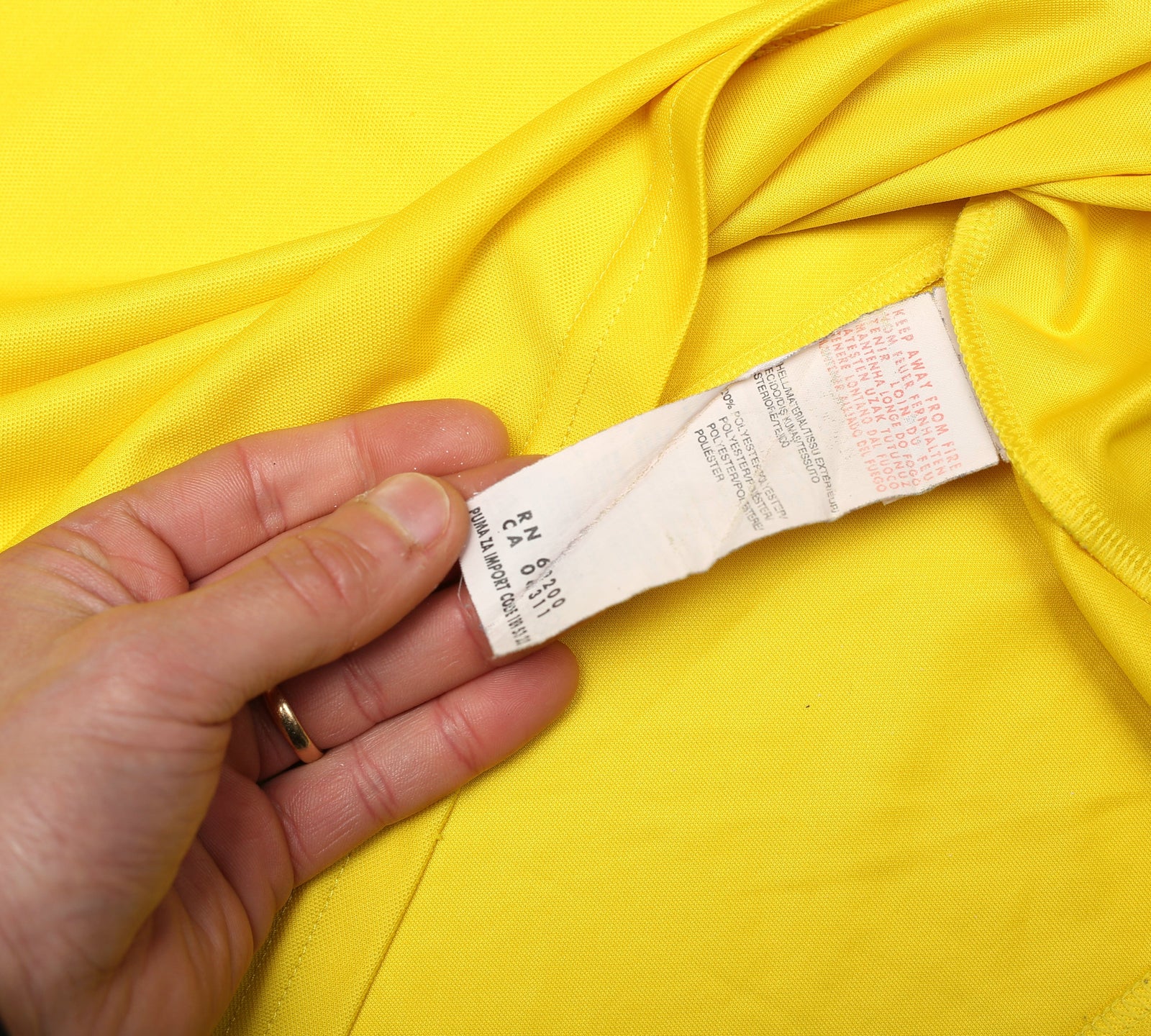 2014/15 CHAMBERS #121 Arsenal Puma Away Long Sleeve Football Shirt (L)