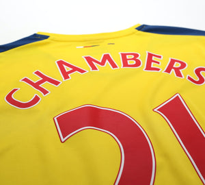 2014/15 CHAMBERS #121 Arsenal Puma Away Long Sleeve Football Shirt (L)
