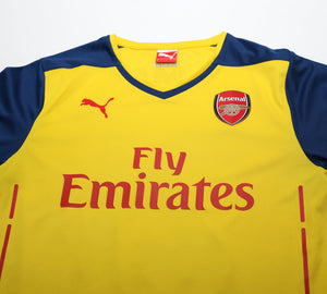 2014/15 CHAMBERS #121 Arsenal Puma Away Long Sleeve Football Shirt (L)