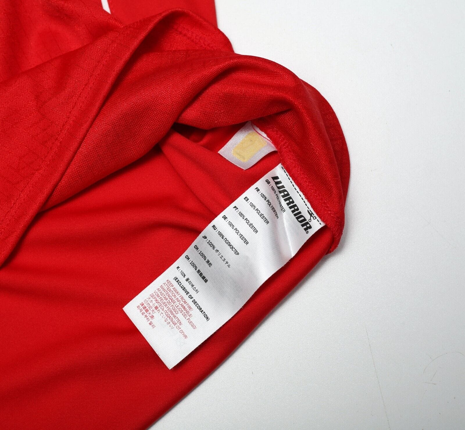 2014/15 GERRARD #8 Liverpool Vintage Warrior Home Football Shirt (M)