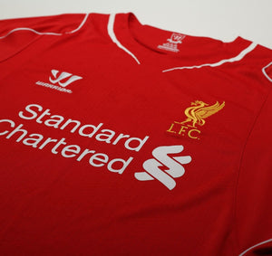 2014/15 GERRARD #8 Liverpool Warrior Home Football Shirt (L)