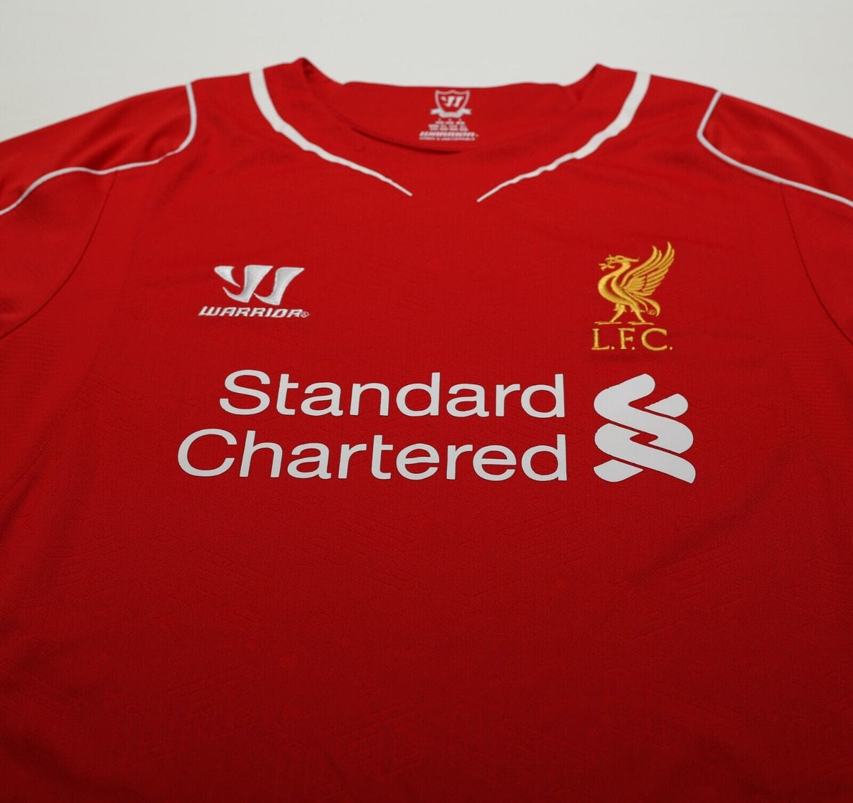 2014/15 GERRARD #8 Liverpool Warrior Home Football Shirt (L)