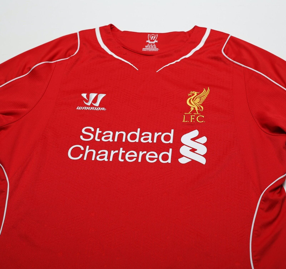 2014/15 GERRARD #8 Liverpool Warrior Home Football Shirt (L)