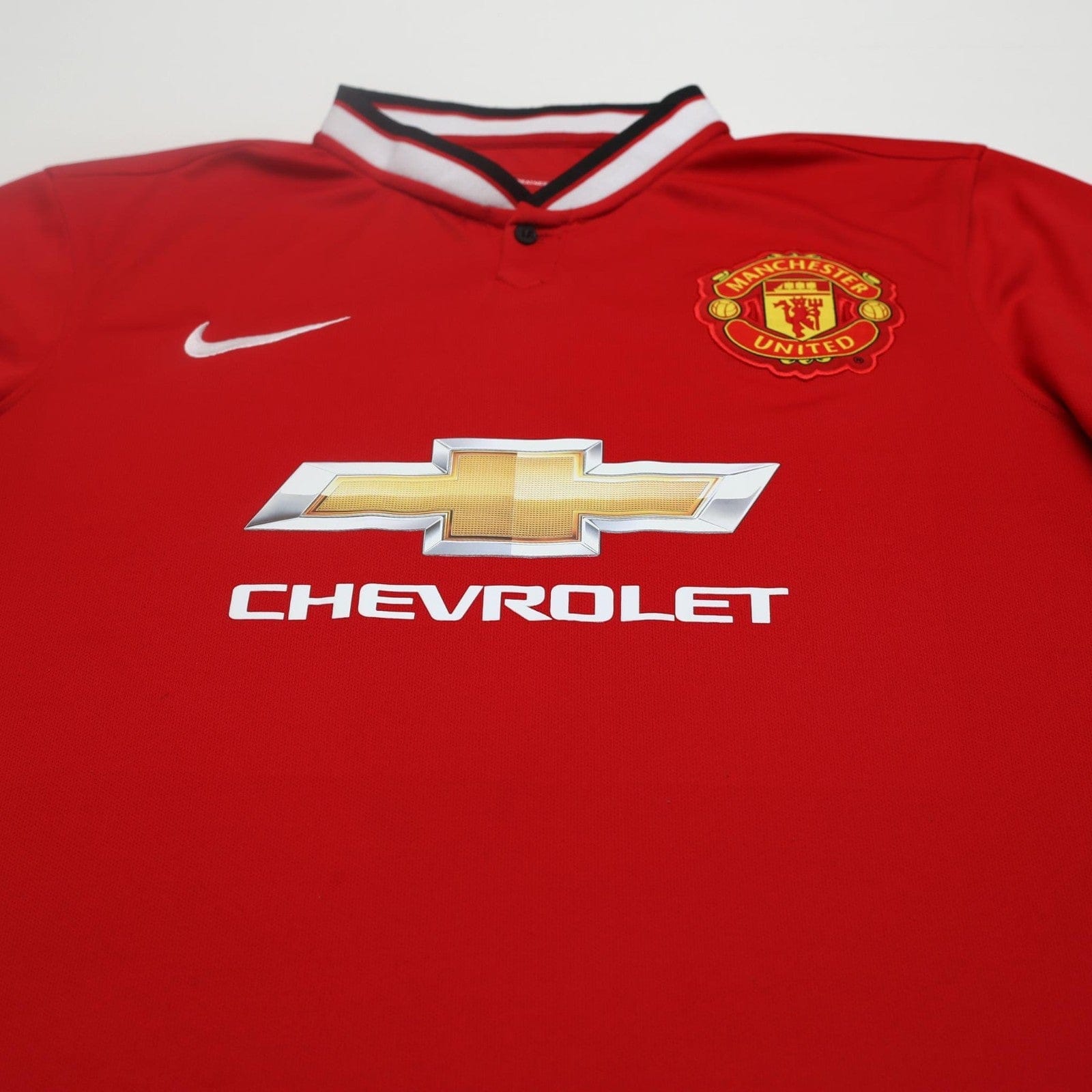 2014/15 Mata #8 Manchester United Vintage Nike Home Football Shirt (L)