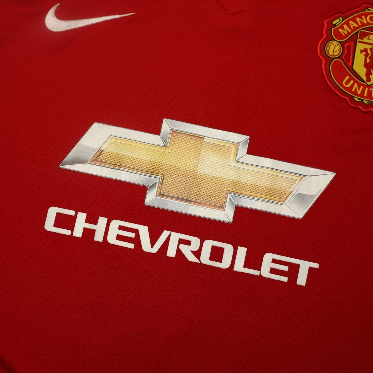 2014/15 Mata #8 Manchester United Vintage Nike Home Football Shirt (L)