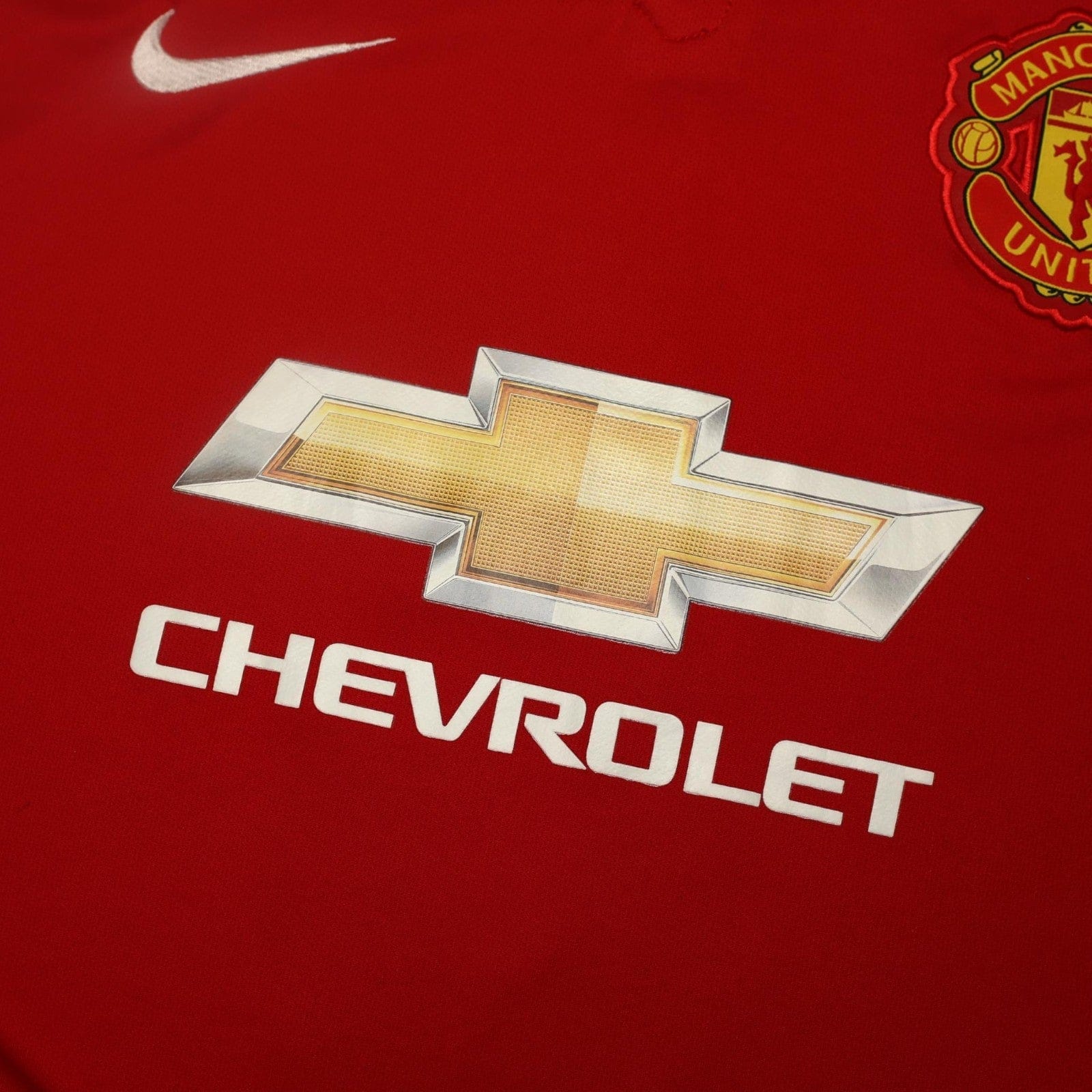 2014/15 Mata #8 Manchester United Vintage Nike Home Football Shirt (L)