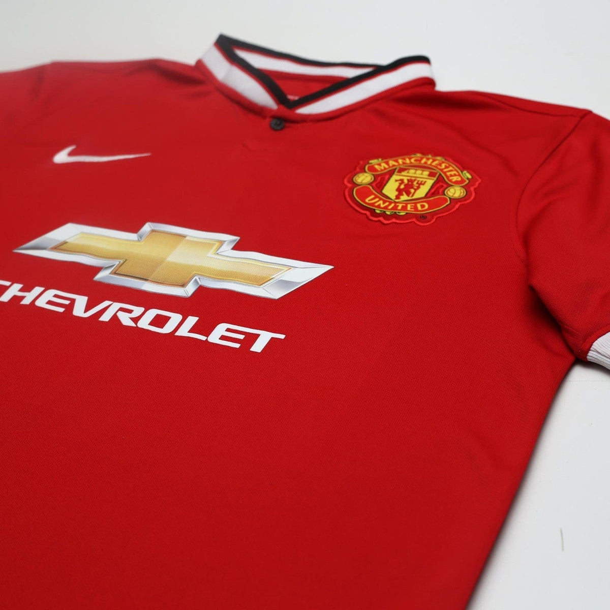 2014/15 Mata #8 Manchester United Vintage Nike Home Football Shirt (L)