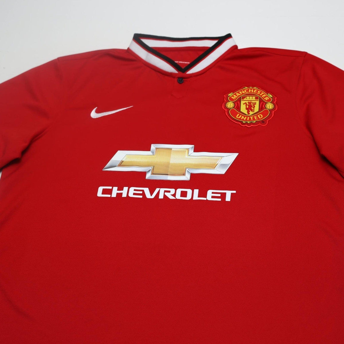 2014/15 Mata #8 Manchester United Vintage Nike Home Football Shirt (L)