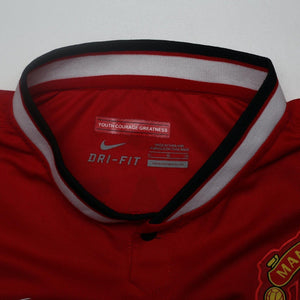 2014/15 Mata #8 Manchester United Vintage Nike Home Football Shirt (L)