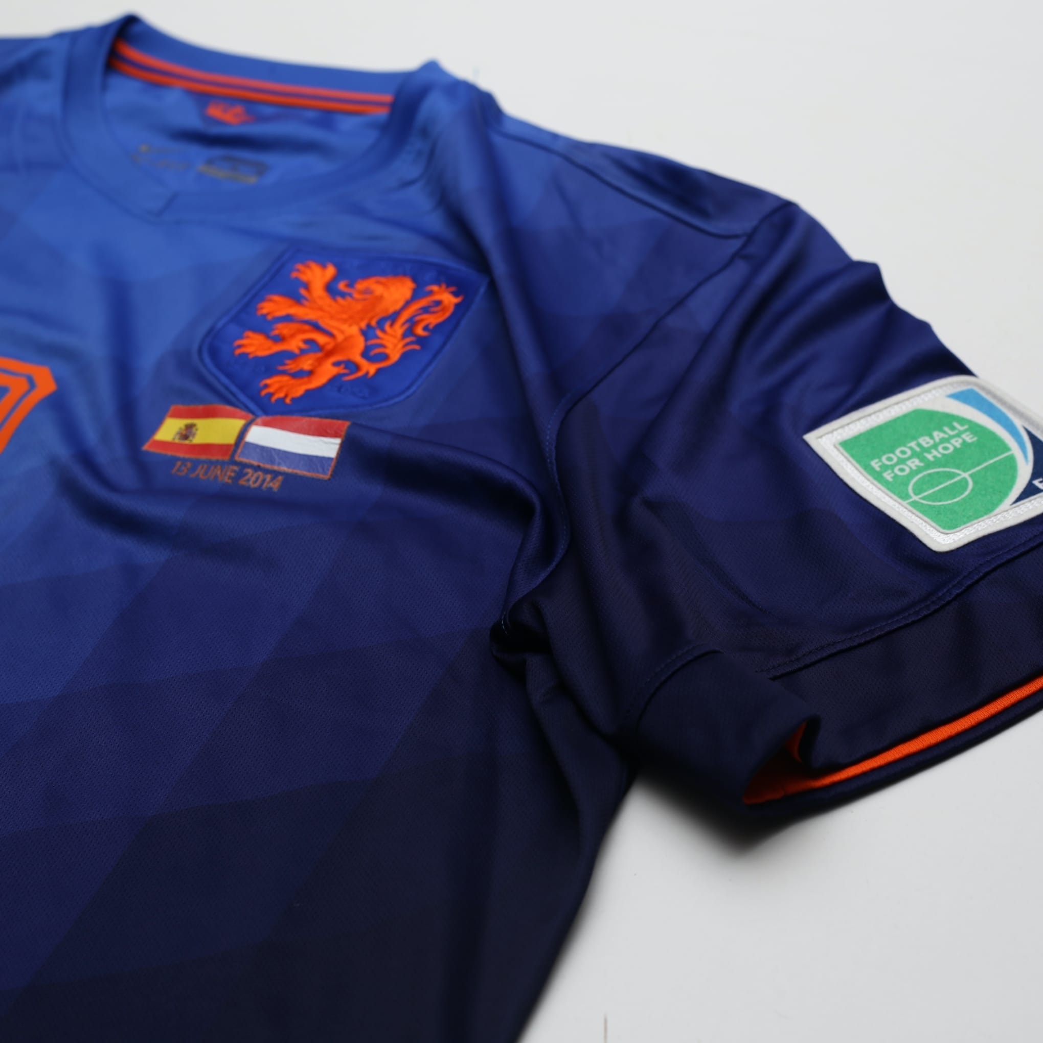 2014/15 Van Basten #9 Holland Vintage Nike Away Football Shirt (XL)