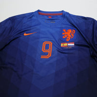 2014/15 Van Basten #9 Holland Vintage Nike Away Football Shirt (XL)
