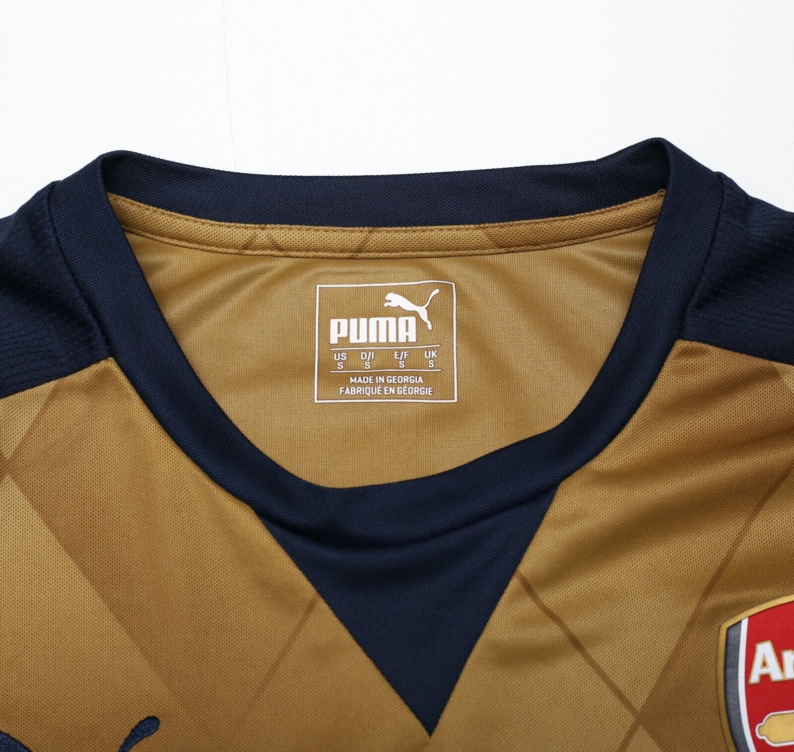 2015 16 ARSENAL Vintage PUMA Away Long Sleeve Football Shirt S Football Shirt Collective