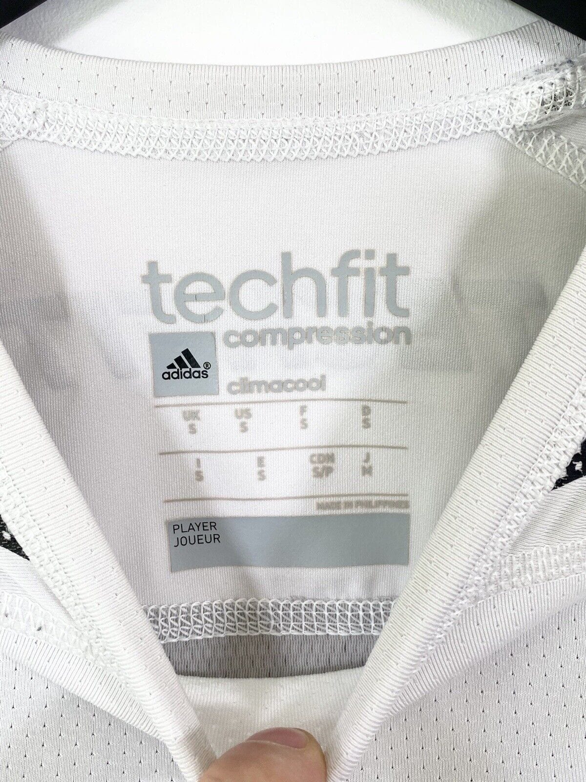 adidas Techfit Base S/S White