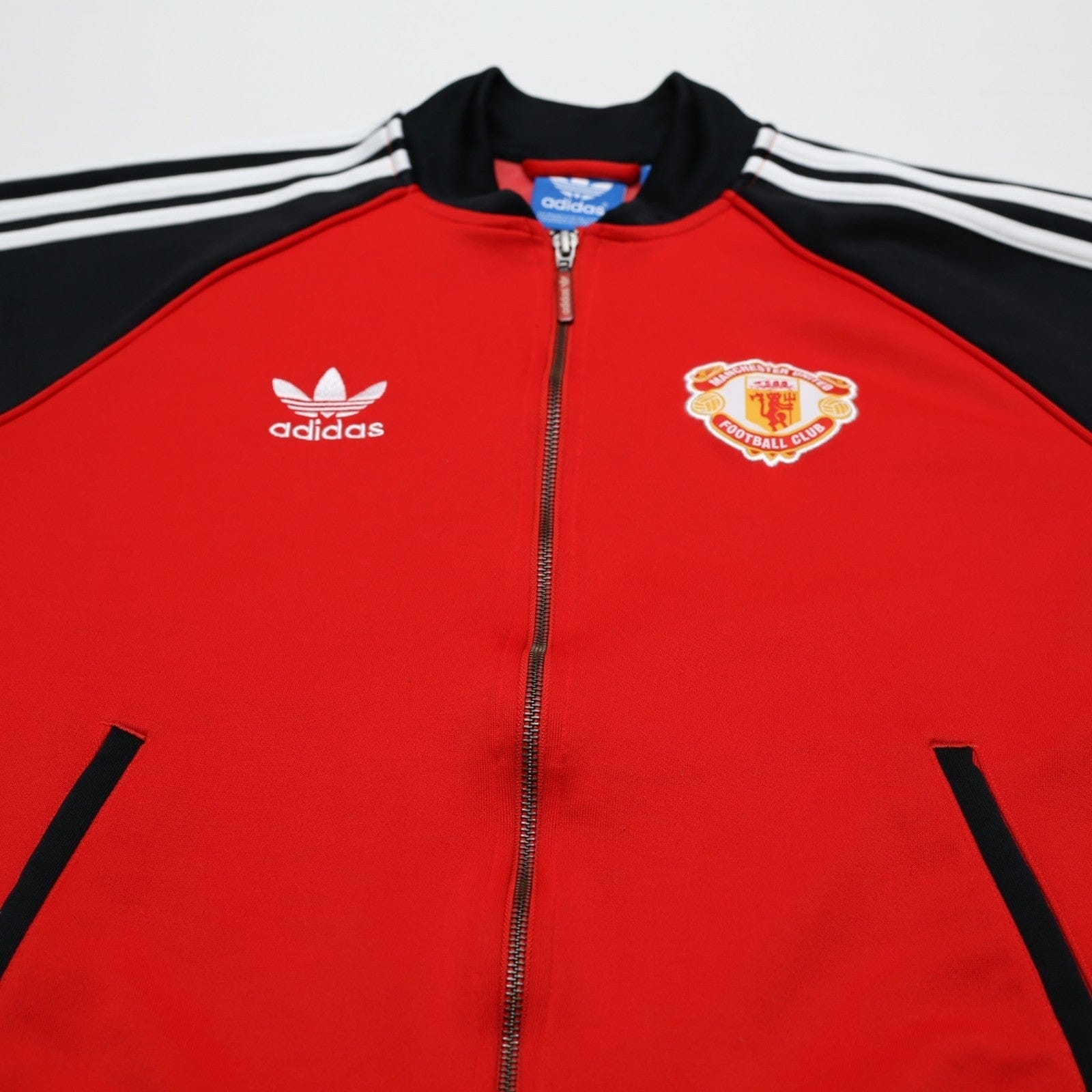 2015/16 Manchester United Retro adidas Originals Superstar Track Top (M)
