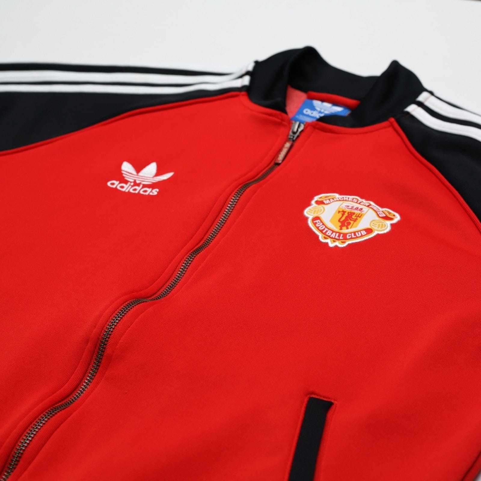 2015/16 Manchester United Retro adidas Originals Superstar Track Top (M)