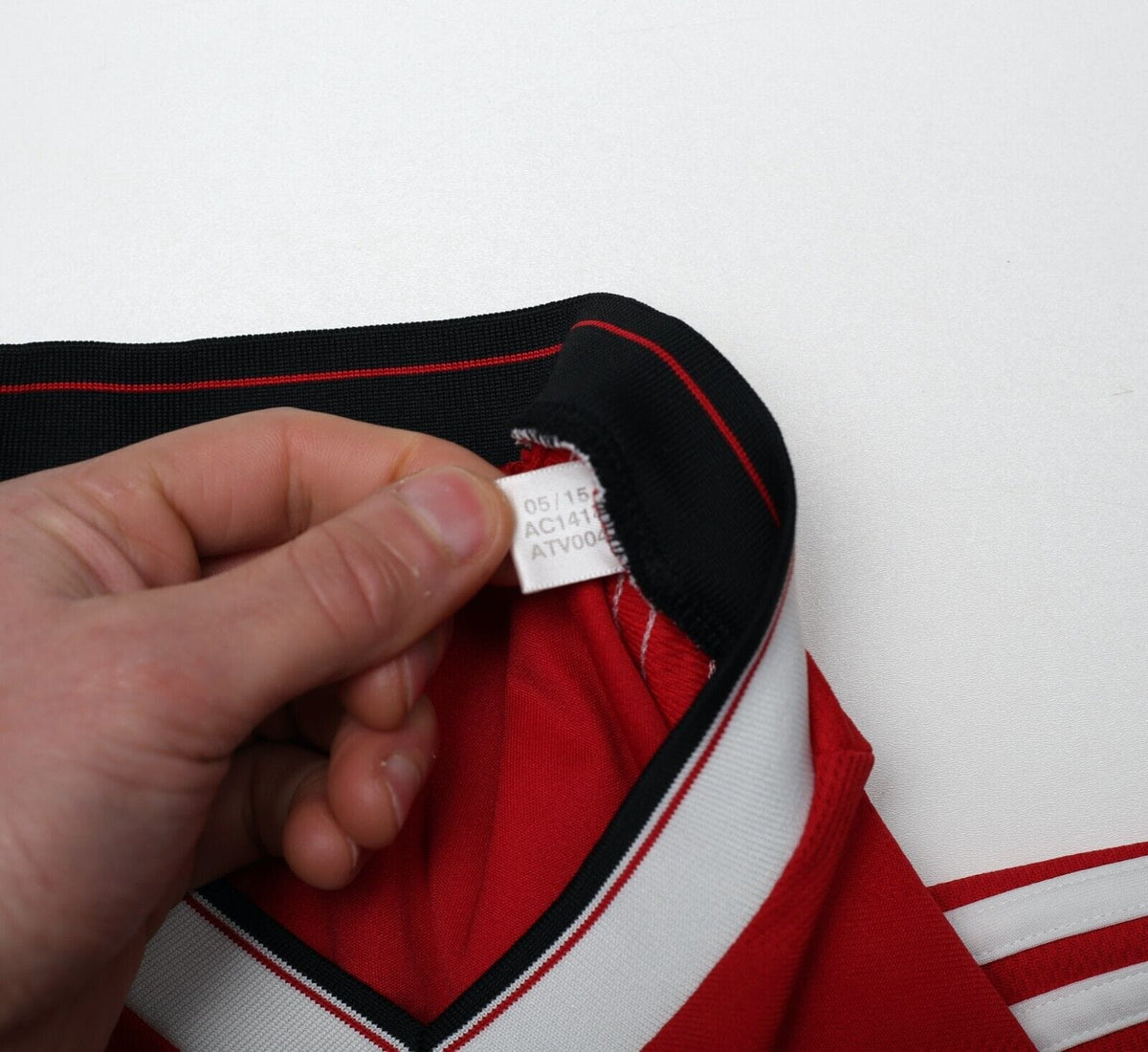 2015/16 MANCHESTER UNITED Vintage adidas Home Football Shirt (M)