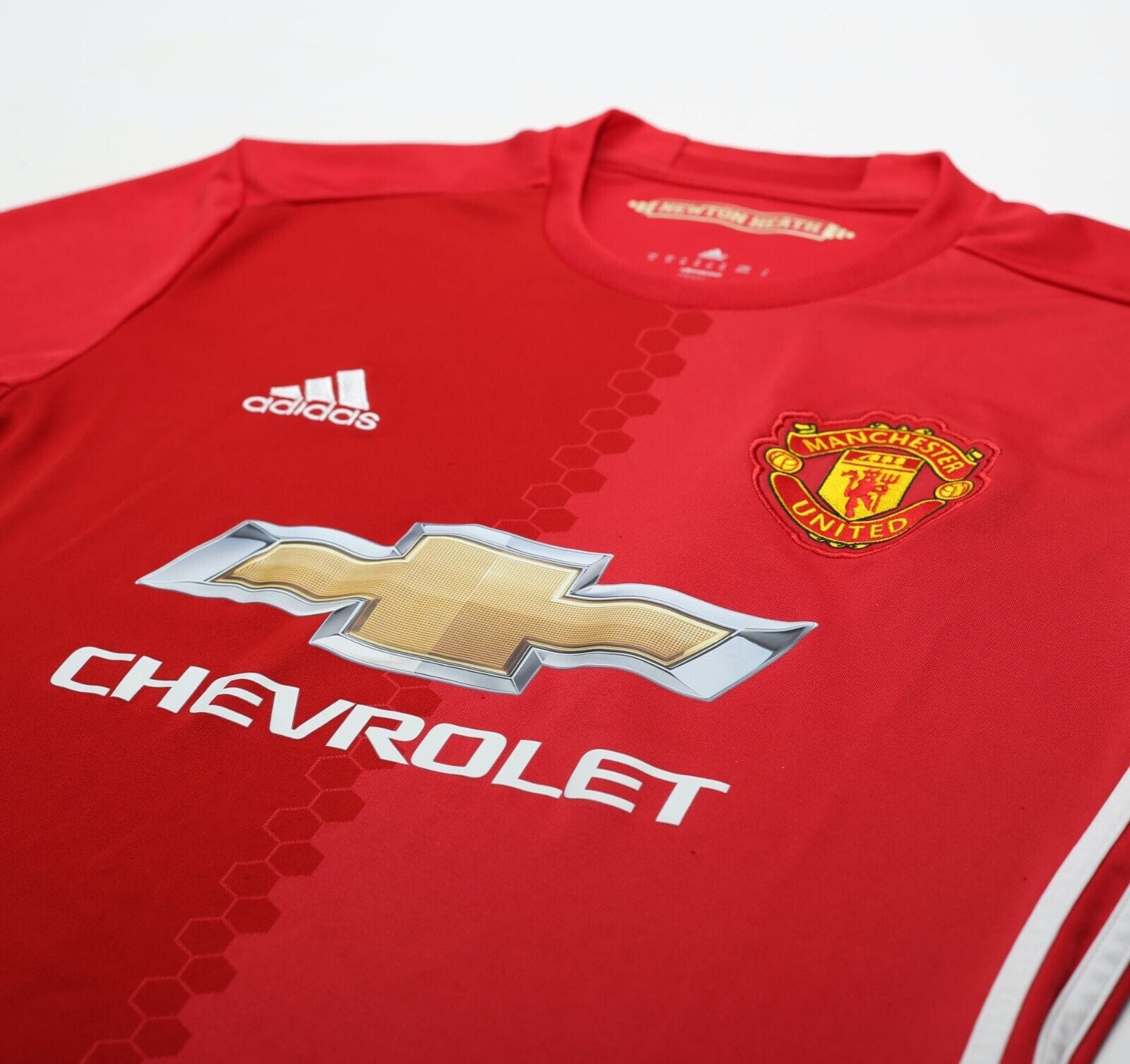 2015/16 MANCHESTER UNITED Vintage adidas Home Football Shirt (M)