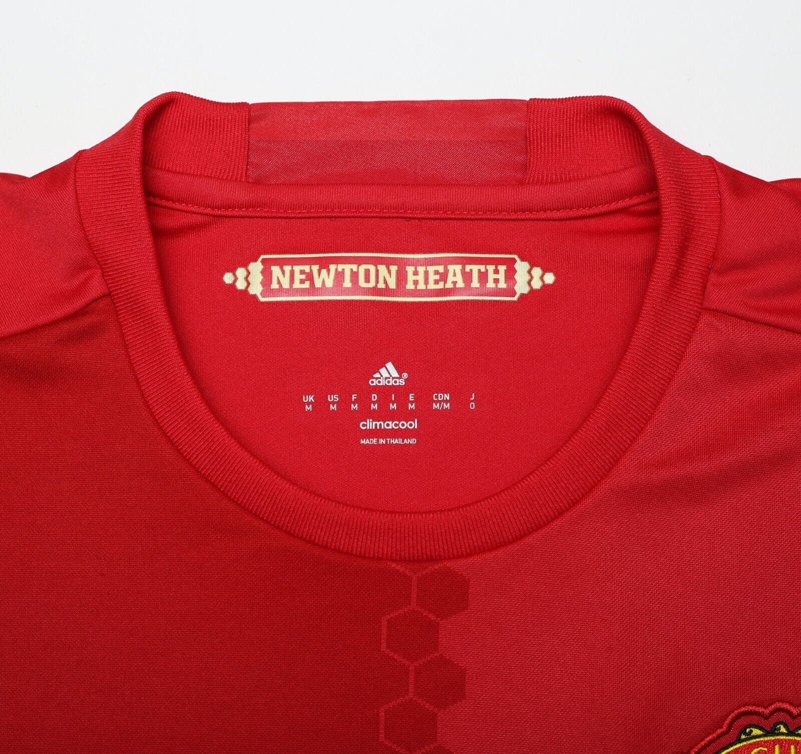 2015/16 MANCHESTER UNITED Vintage adidas Home Football Shirt (M)