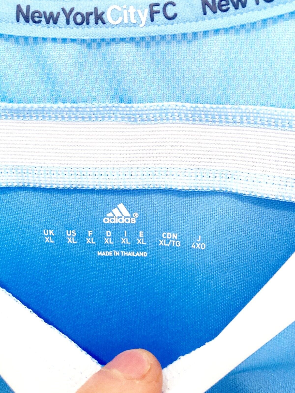 2015/16 NEW YORK CITY adidas Player Issue Football Shirt (L/XL) BNWT Pirlo Villa