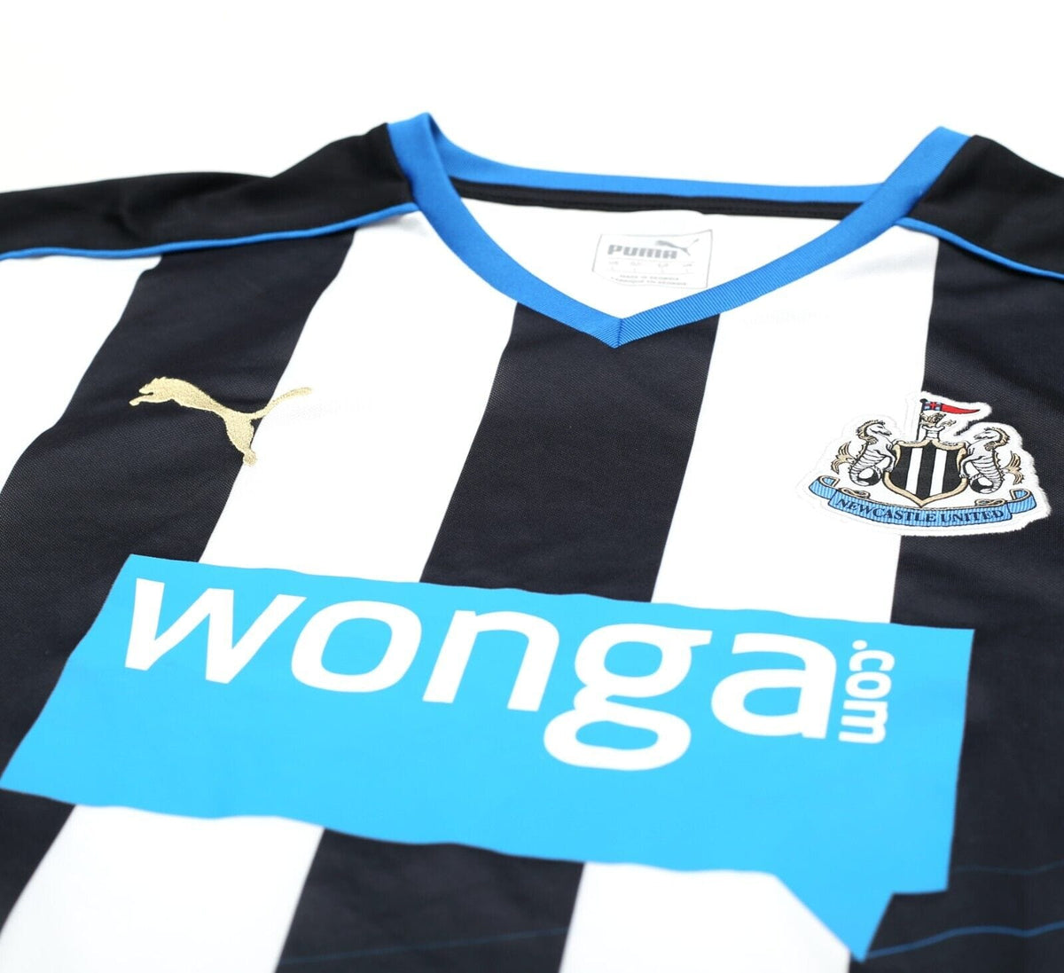 2015/16 NEWCASTLE UNITED Vintage PUMA Long Sleeve Home Football Shirt (L)