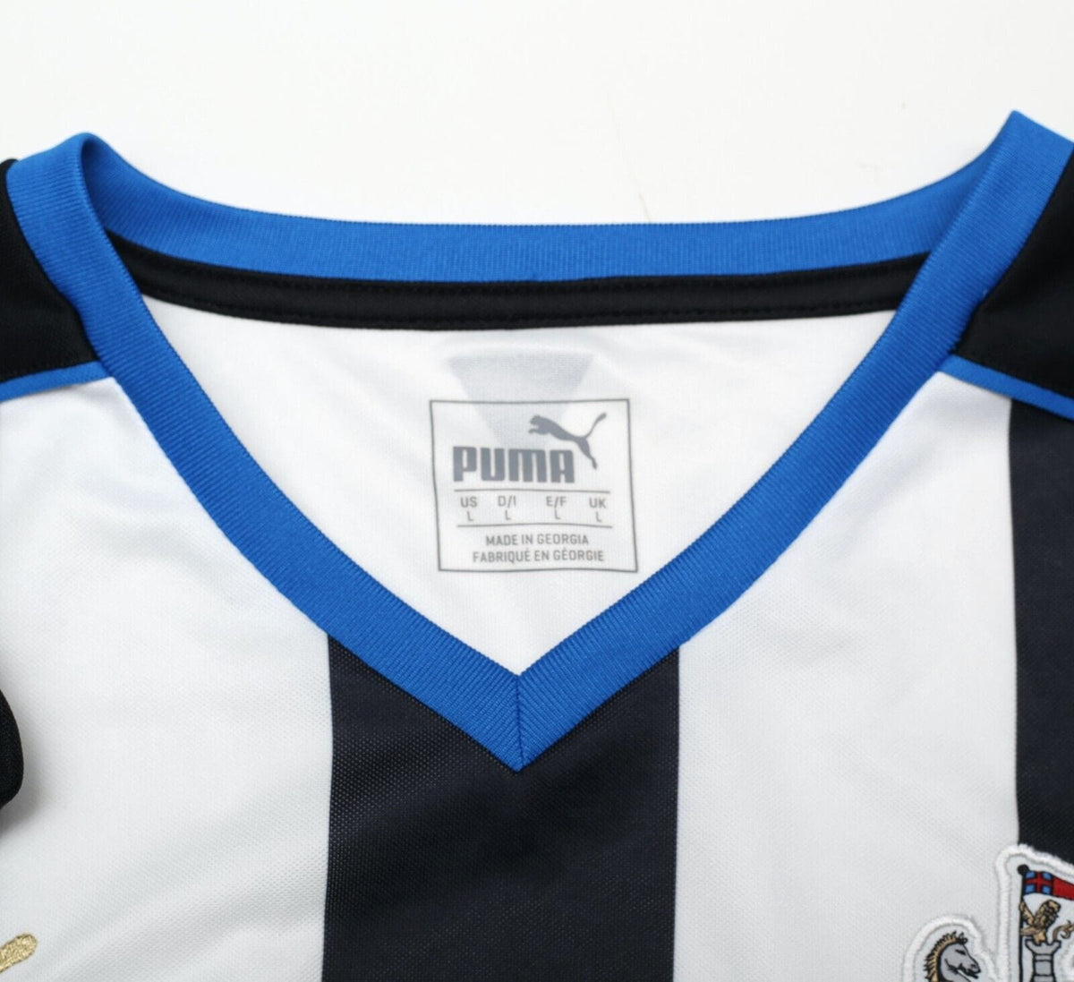2015/16 NEWCASTLE UNITED Vintage PUMA Long Sleeve Home Football Shirt (L)