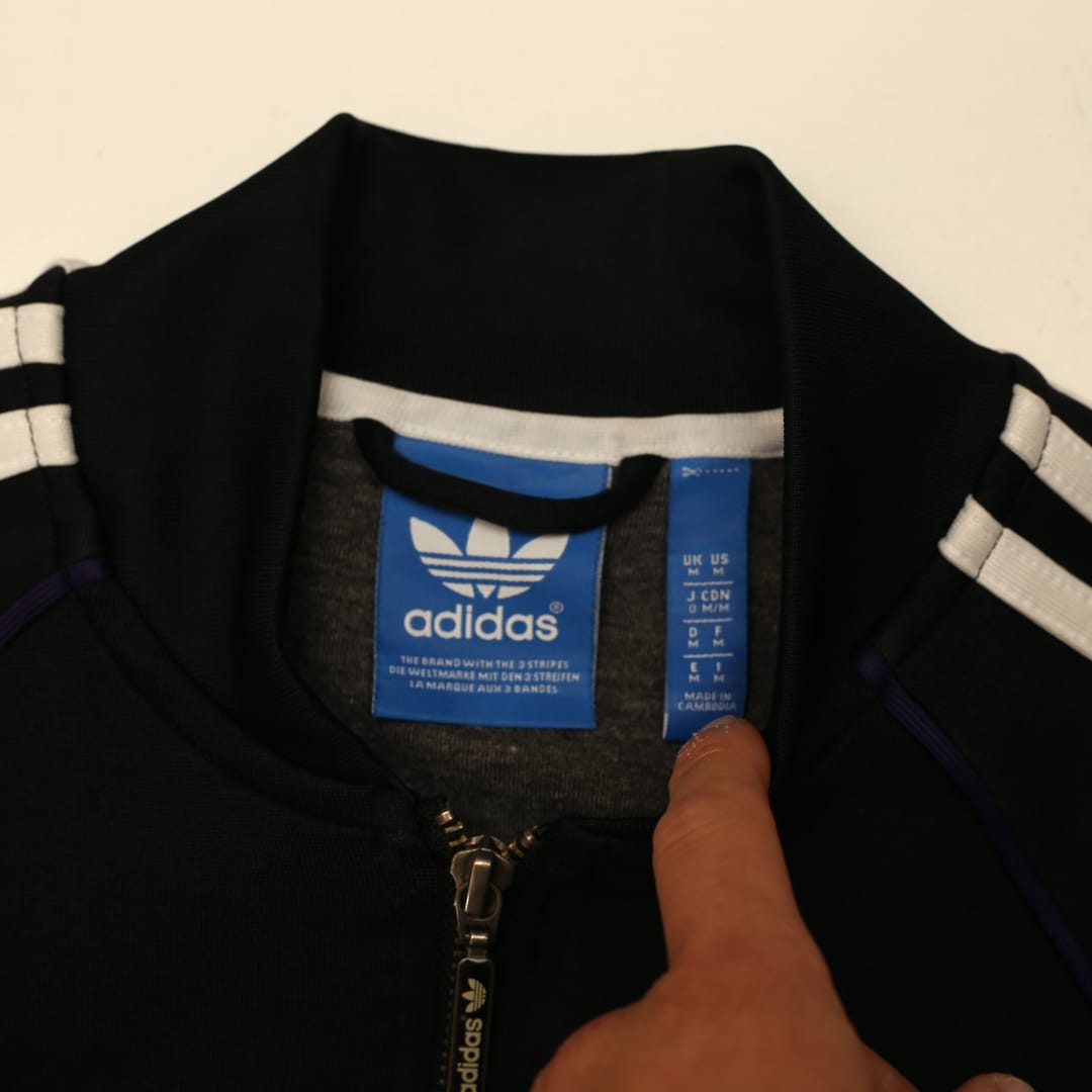 2015/16 Real Madrid Retro adidas Original Football Track Top Jacket (M)