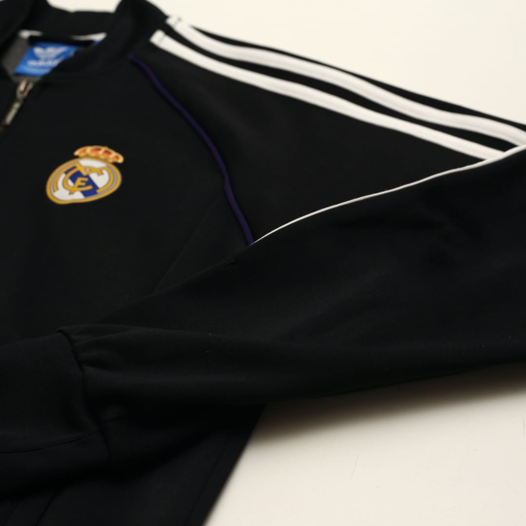 2015/16 Real Madrid Retro adidas Original Football Track Top Jacket (M)
