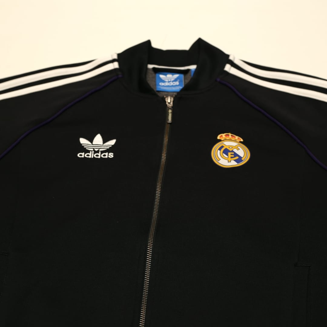 2015/16 Real Madrid Retro adidas Original Football Track Top Jacket (M)