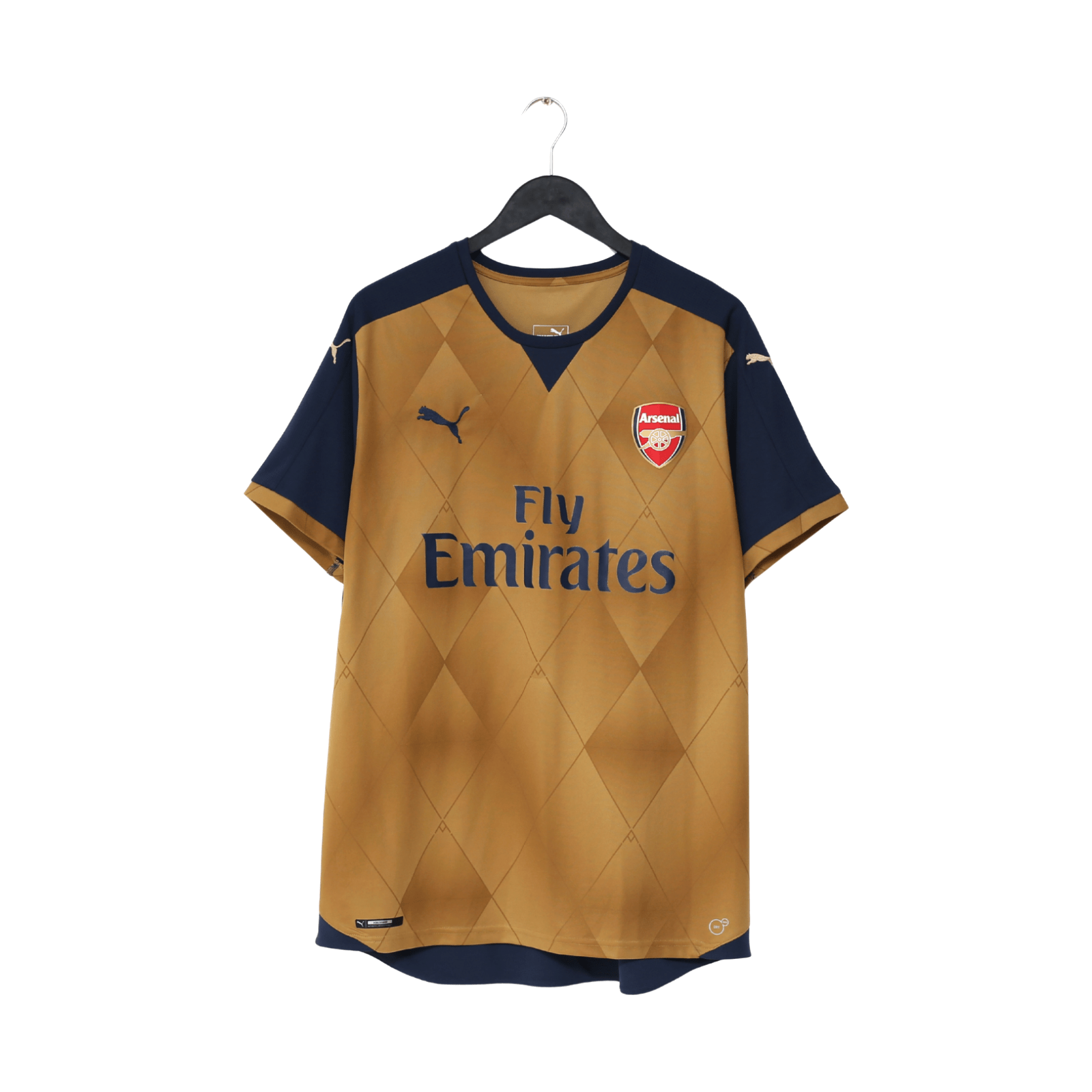 2015/16 S. CAZORLA #19 Arsenal Vintage PUMA Away Football Shirt (XL)