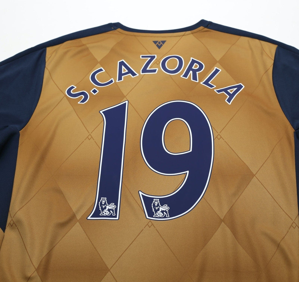 2015/16 S. CAZORLA #19 Arsenal Vintage PUMA Away Football Shirt (XL)
