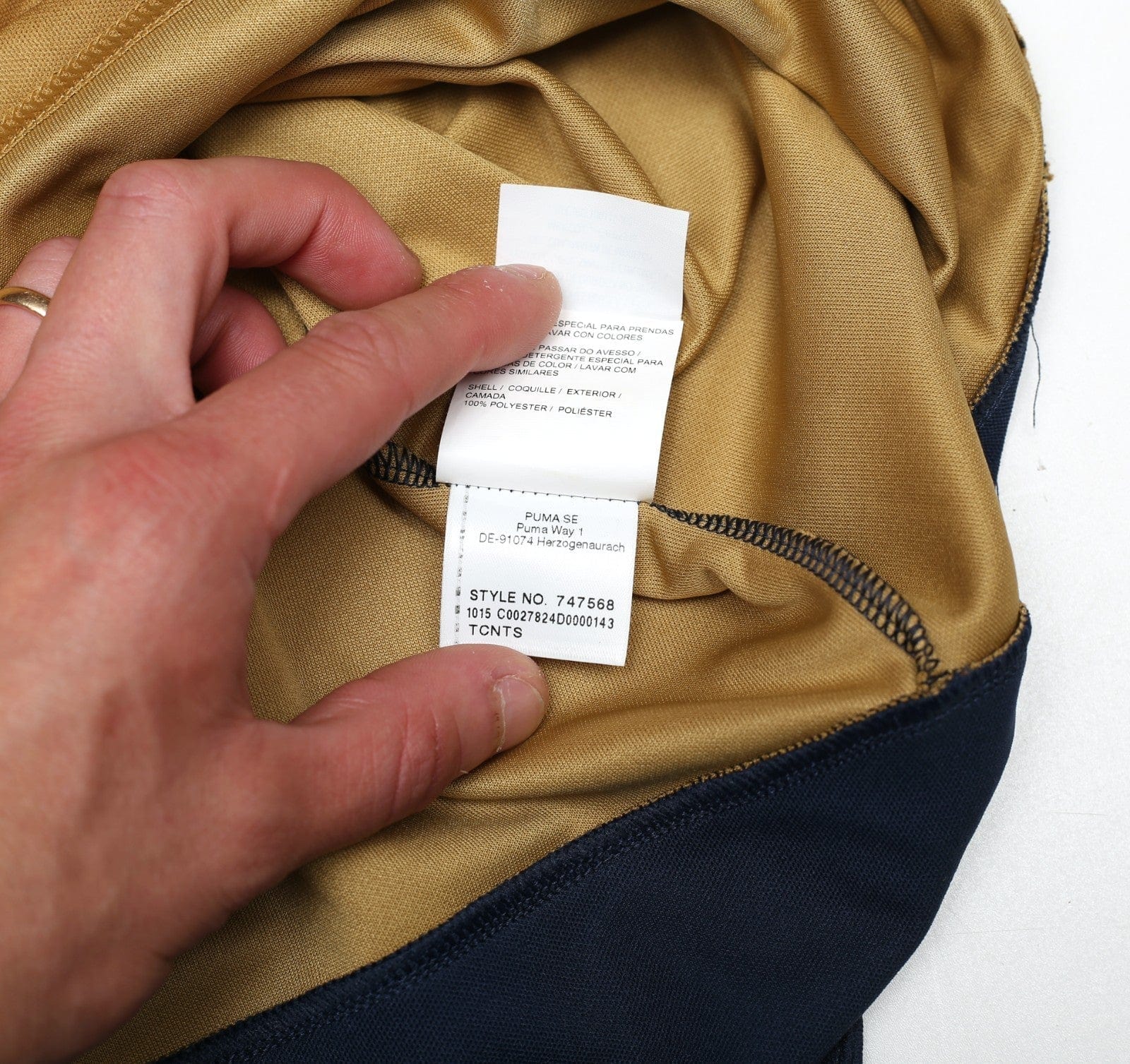 2015/16 S. CAZORLA #19 Arsenal Vintage PUMA Away Football Shirt (XL)